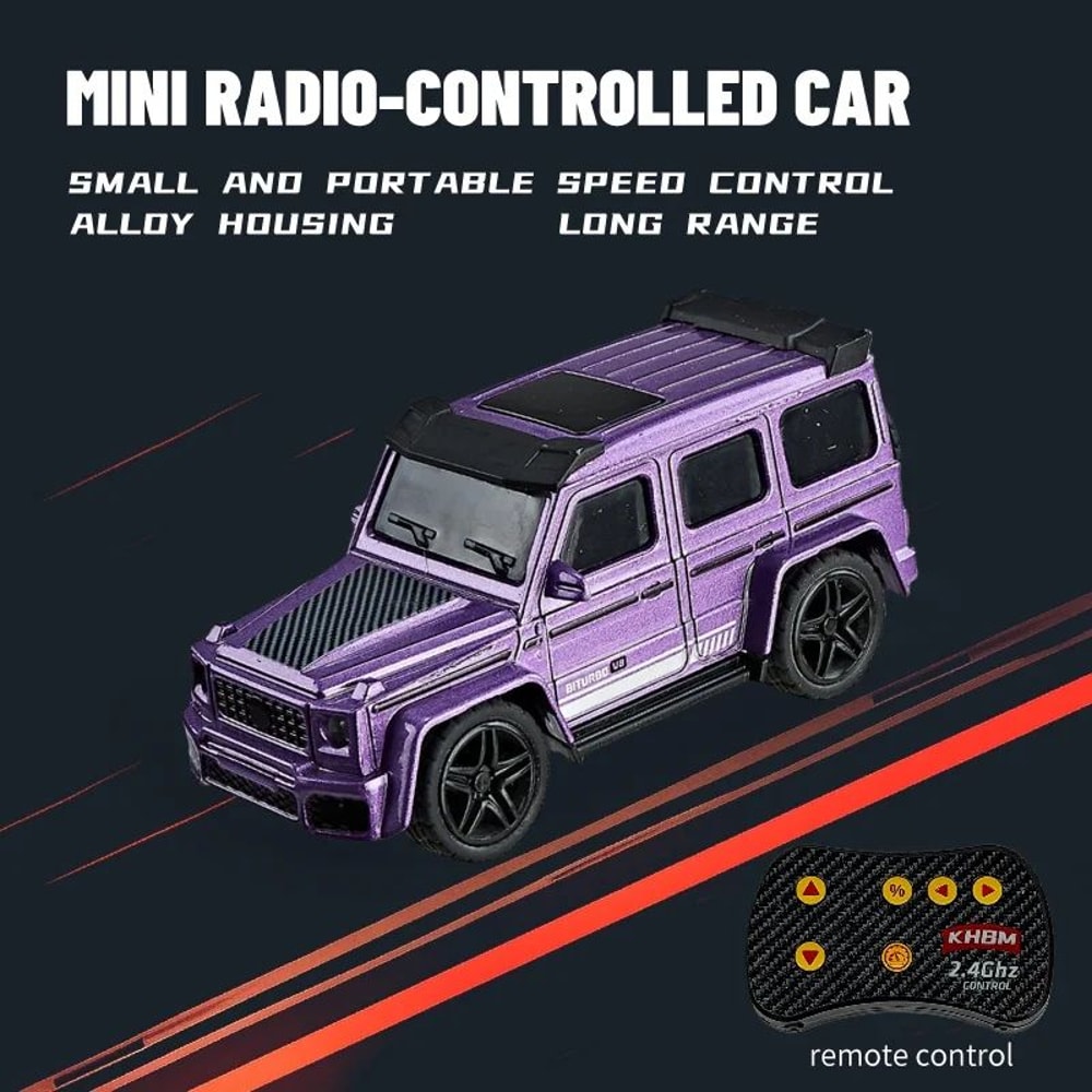 164 Mini RC Car Alloy 60Min Run Time 98131 Ft Remote Range USB Rechargeable Pocket Remote Control 10