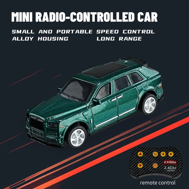 164 Mini RC Car Alloy 60Min Run Time 98131 Ft Remote Range USB Rechargeable Pocket Remote Control 12