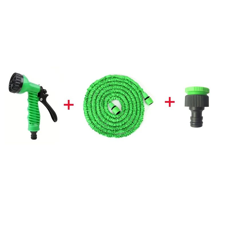 Expandable Garden Hose 25200 Ft W HighPressure Spray Nozzle Lightweight Magic Water Pipe For Car W 10