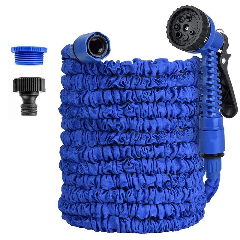 Expandable Garden Hose 25200 Ft W HighPressure Spray Nozzle Lightweight Magic Water Pipe For Car W 17
