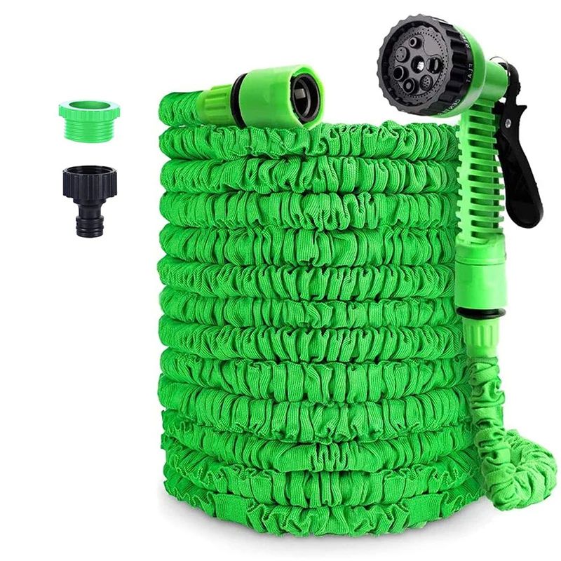 Expandable Garden Hose 25200 Ft W HighPressure Spray Nozzle Lightweight Magic Water Pipe For Car W 18