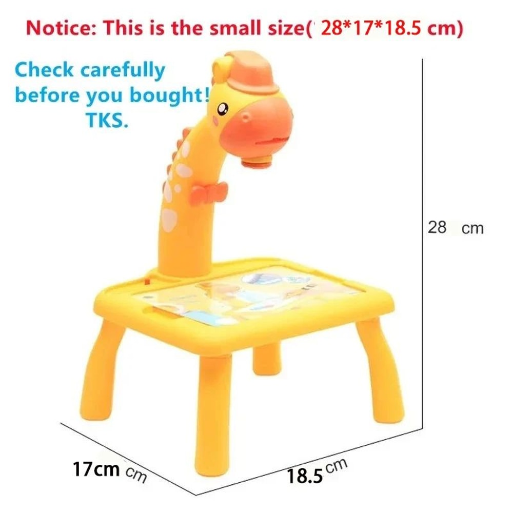 Kids LED Projector Drawing Table Trace Paint Art Desk Set Educational Learning Board Toy For Todd 1