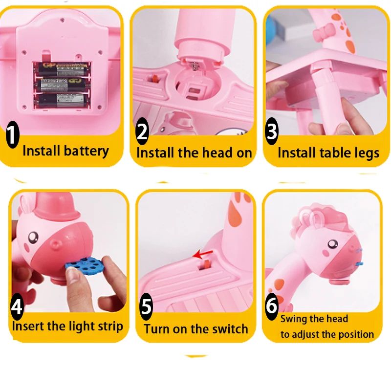 Kids LED Projector Drawing Table Trace Paint Art Desk Set Educational Learning Board Toy For Todd 3