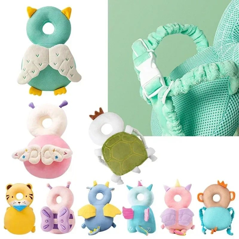 Toddler Head Protector Backpack Pillow AntiFall Safety Cushion Pad For Babies 13T Cute BeeAngel Bac 3