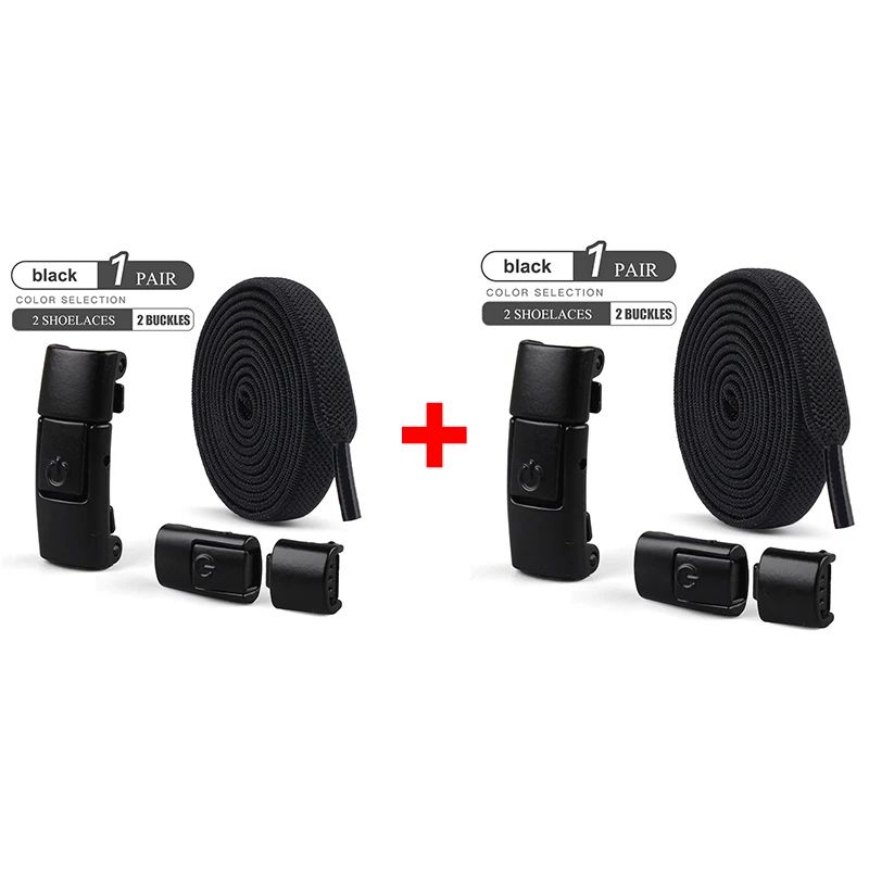 NoTie Elastic Shoelaces With Metal Press Lock Flat Sneaker Laces For Kids Adults Quick Lace Syste 28