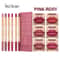 Face Secret Artist Shape Sculpt Lip Liner Pencil Set Weightless Matte Lip Liner Precise SmudgeProo 8