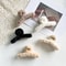 Elegant Plush Hair Clip Claw Extra Large Korean Faux Rabbit Fur Hair Grab For Women Soft Cute Fash 1