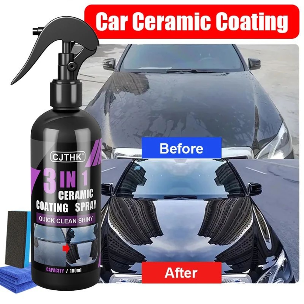 Ceramic Nano Coating Spray For Cars Super Hydrophobic 9H Shine Scratch Resistance UV Protection P 0