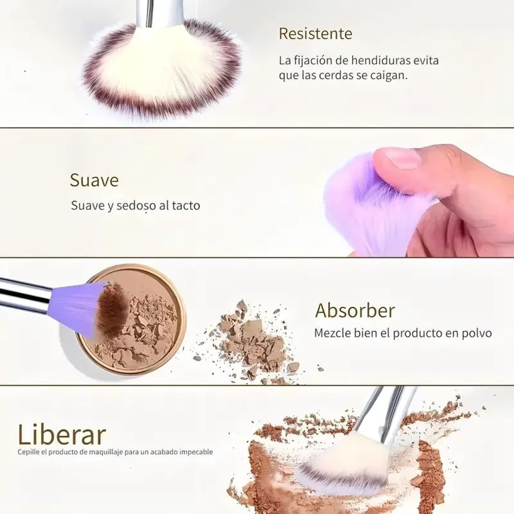 Professional Makeup Brushes Set Soft Fluffy Foundation Eyeshadow Blush Powder Brushes Full Cosmet 2