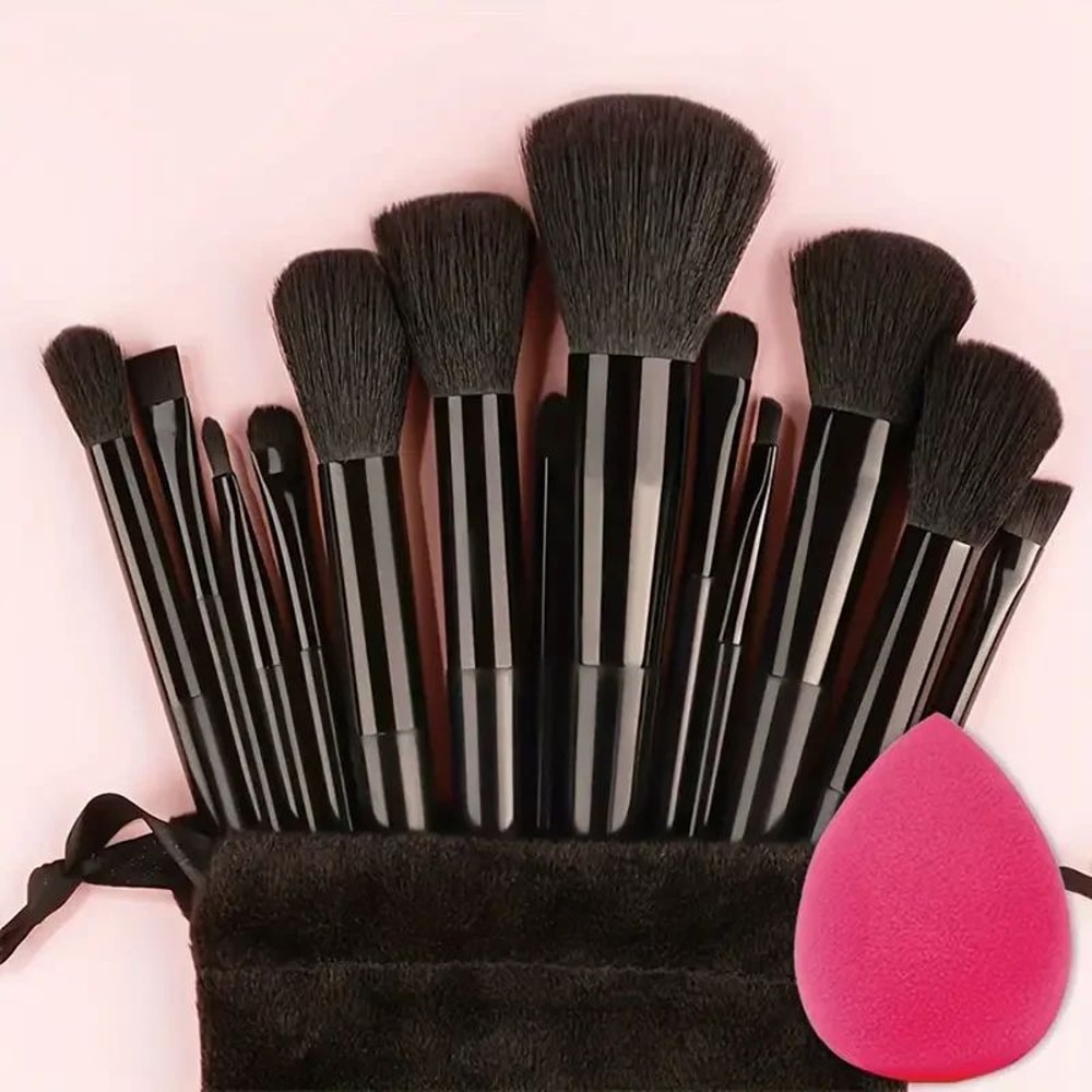 Professional Makeup Brushes Set Soft Fluffy Foundation Eyeshadow Blush Powder Brushes Full Cosmet 6