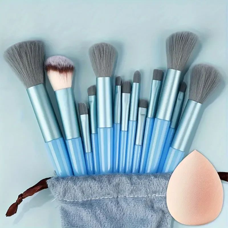 Professional Makeup Brushes Set Soft Fluffy Foundation Eyeshadow Blush Powder Brushes Full Cosmet 7