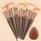 Professional Makeup Brushes Set Soft Fluffy Foundation Eyeshadow Blush Powder Brushes Full Cosmet 17
