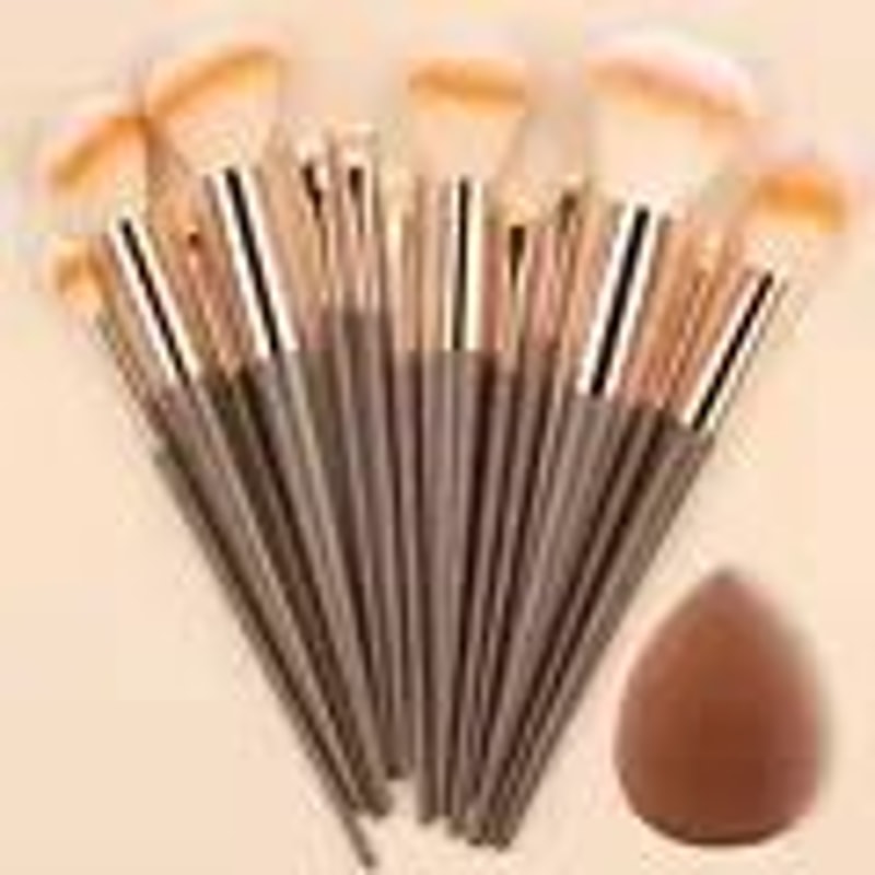 Professional Makeup Brushes Set Soft Fluffy Foundation Eyeshadow Blush Powder Brushes Full Cosmet 17