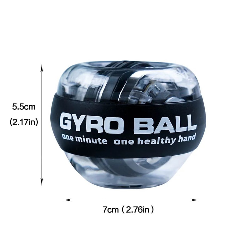 LED Gyro Power Wrist Ball Trainer Auto Start Forearm Hand Strengthener Gyroscopic Fitness Tool Wi 9