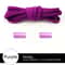 NoTie Elastic Shoelaces With Metal Lock Colorful Round Sneakers Laces For Kids Adults Sports Shoe 18