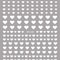 3D Nail Art Stickers Love Hearts Stars Clouds Red Black White Adhesive Nail Decals Sliders For Fre