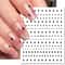 3D Nail Art Stickers Love Hearts Stars Clouds Red Black White Adhesive Nail Decals Sliders For Fre