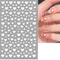 3D Nail Art Stickers Love Hearts Stars Clouds – Red Black White Adhesive Nail Decals Sliders for French Tips Manicure