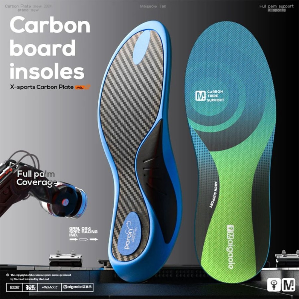 Carbon Plate Basketball Insoles With Arch Support High Rebound Shock Absorbing PU Sport Shoe Inser 15