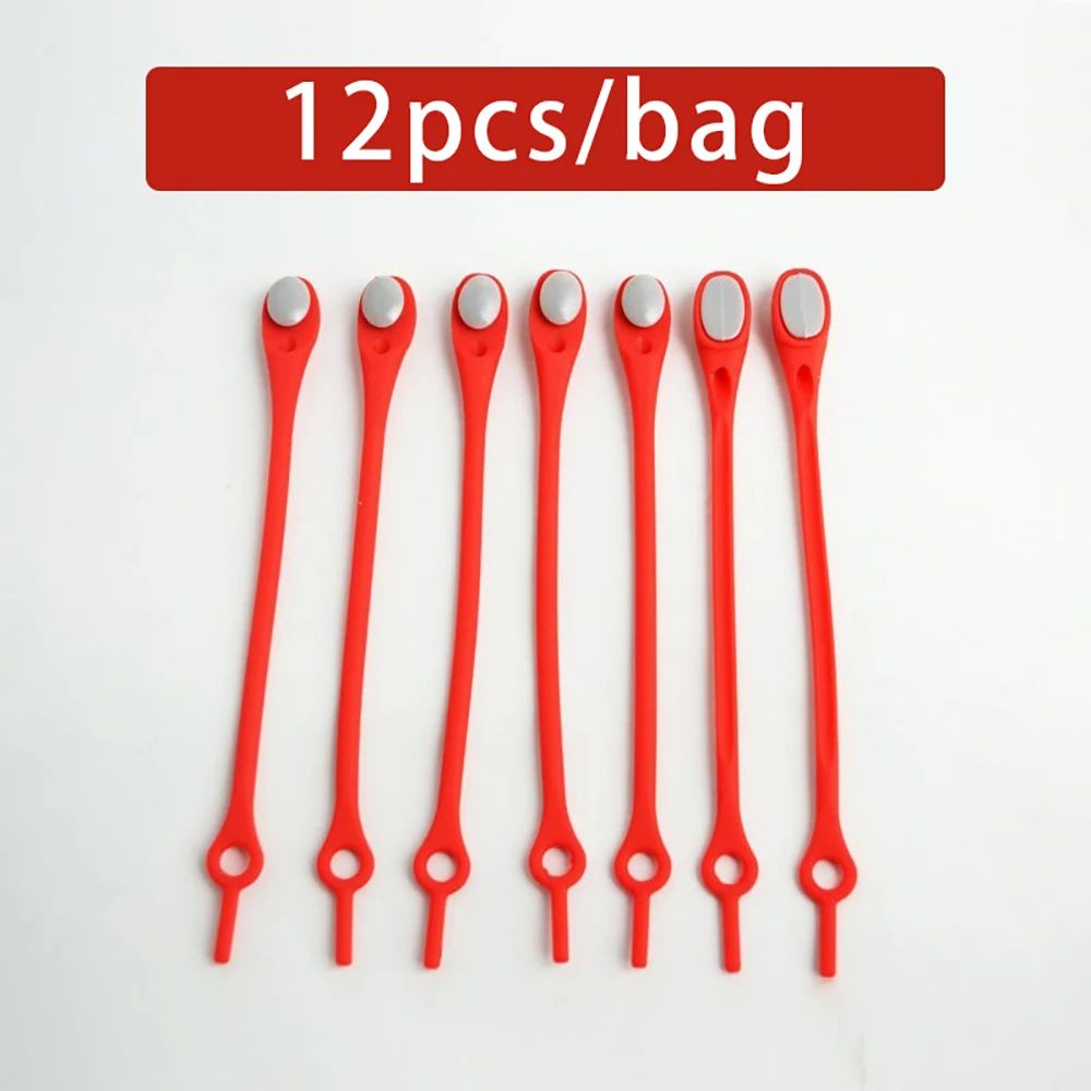 Stretch Silicone NoTie Shoelaces Elastic Shoe Laces For Sneakers Adults Kids Lazy Laces For Quick 14