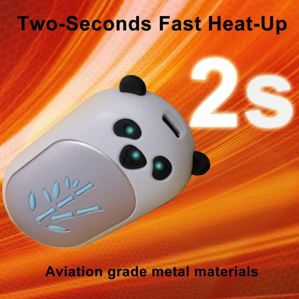 AI Rechargeable Hand Warmers 2Pack 6000mAh Electric Pocket Heaters 20Hr Heat For Skiing Camping O 4