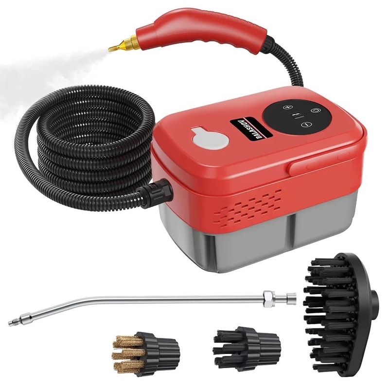 2500W HighTemp Handheld Steam Cleaner High Pressure Steam Cleaning Machine For Kitchen Hood AC Car 6