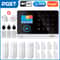 PGST 103 Smart Home Security Alarm System 4G2G GSM WiFi Burglar Alarm With 24 In Screen RFID PIR 10