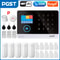PGST 103 Smart Home Security Alarm System 4G2G GSM WiFi Burglar Alarm With 24 In Screen RFID PIR 11