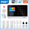 PGST 103 Smart Home Security Alarm System 4G2G GSM WiFi Burglar Alarm With 24 In Screen RFID PIR 19