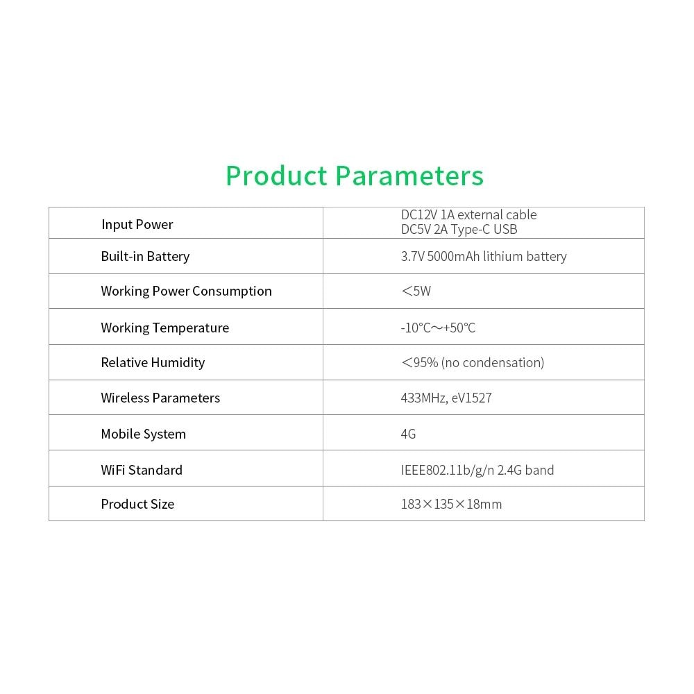 Staniot 7 Inches Smart Home Alarm System WiFi 4G Tuya Security Kit With 120dB Siren 5000mAh Batte 11