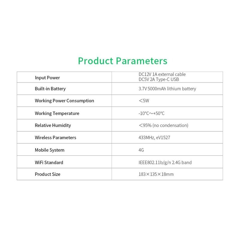 Staniot 7 Inches Smart Home Alarm System WiFi 4G Tuya Security Kit With 120dB Siren 5000mAh Batte 11