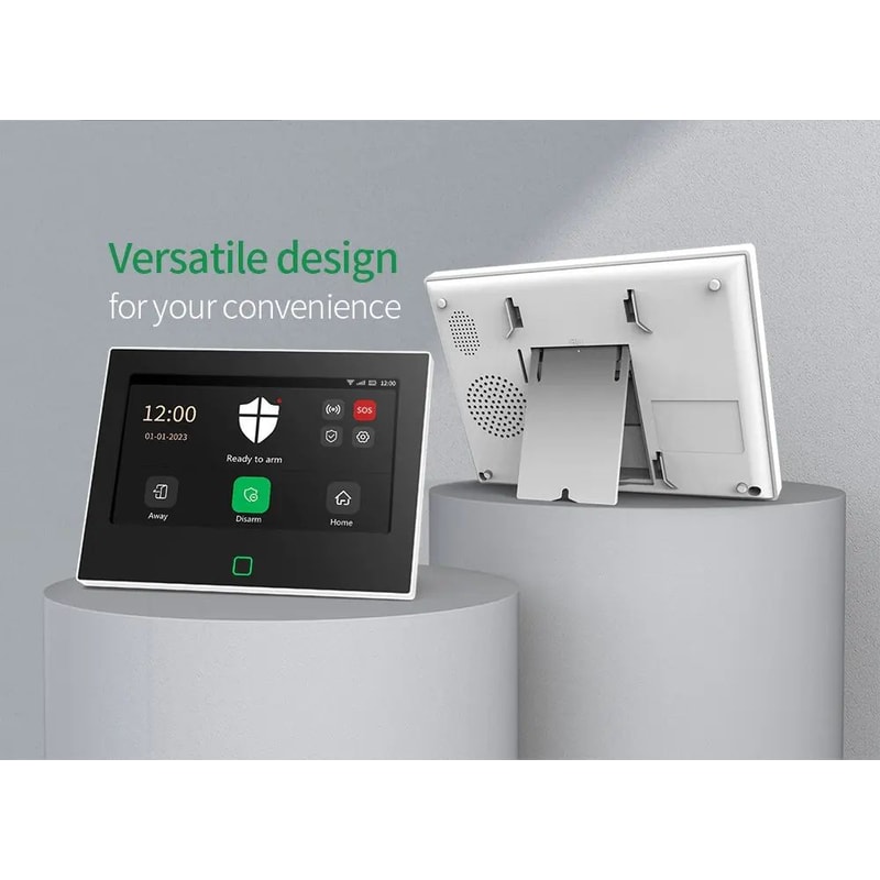 Staniot 7 Inches Smart Home Alarm System WiFi 4G Tuya Security Kit With 120dB Siren 5000mAh Batte 14