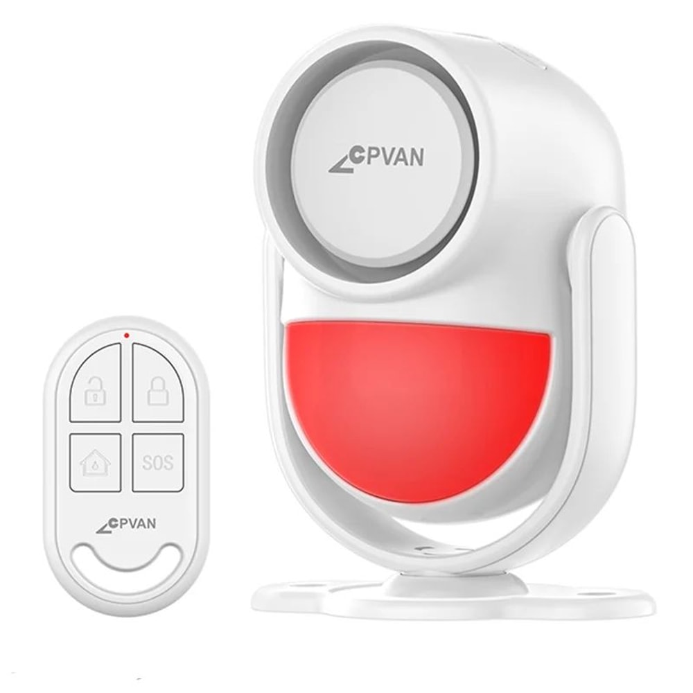 CPVAN Wireless PIR Motion Sensor Alarm 125dB With Remote Control 433MHz Indoor Burglar Security Det 7