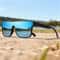 Colorful Square Sports Sunglasses UV400 OnePiece Lens Unisex Outdoor Glasses For Cycling Hiking Be 0
