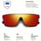 Colorful Square Sports Sunglasses UV400 OnePiece Lens Unisex Outdoor Glasses For Cycling Hiking Be 5