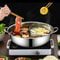 Stainless Steel Double Sided Hot Pot Cooker Twin Divided Chinese Hotpot Pot For Gas Induction Stov 7