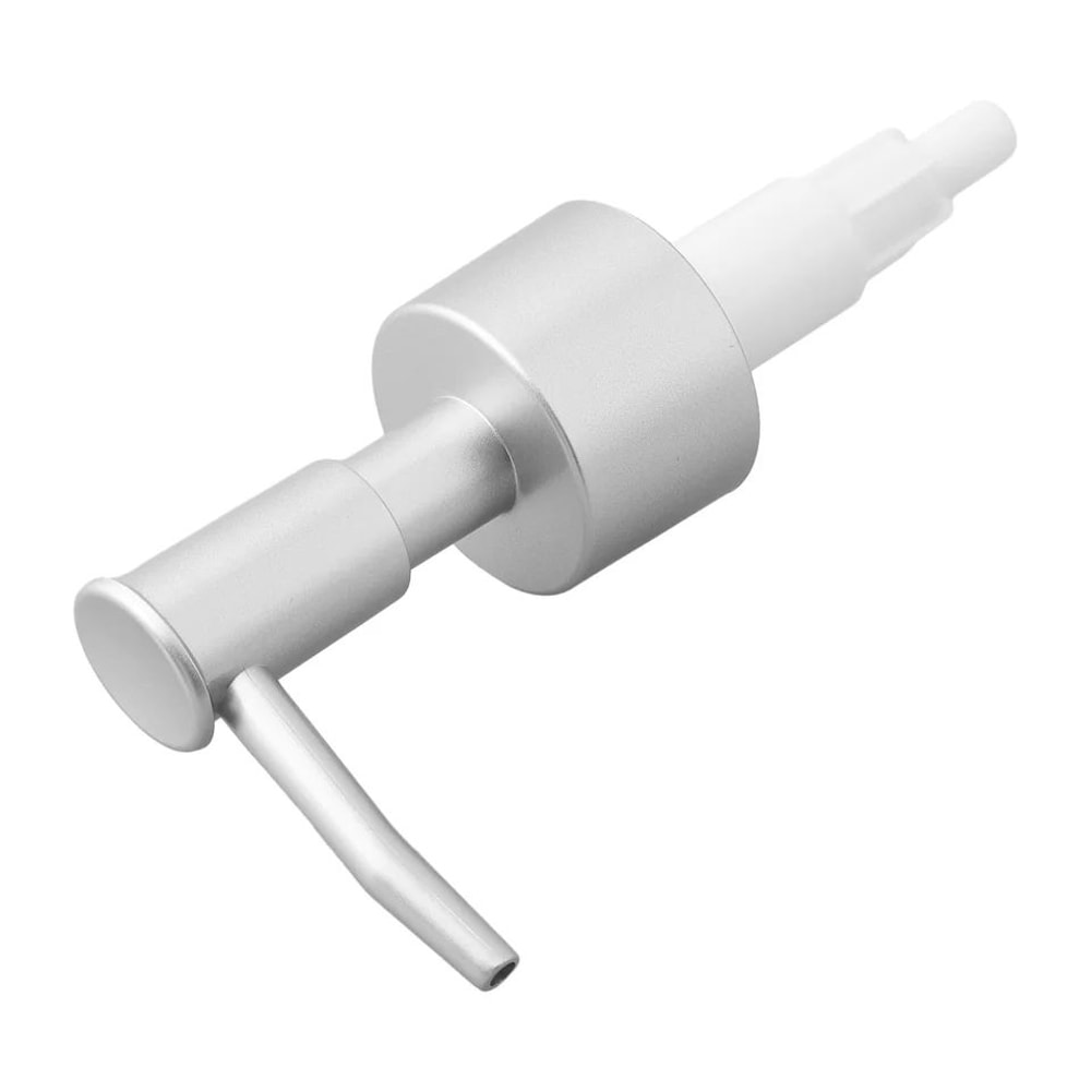 Soap Dispenser Pump Replacement Head Brushed Finish Reusable Lotion Pump With Leakproof Gasket For 5