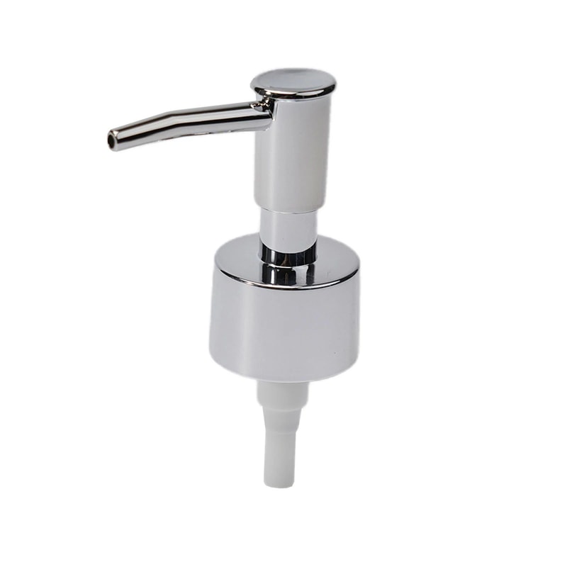 Soap Dispenser Pump Replacement Head Brushed Finish Reusable Lotion Pump With Leakproof Gasket For 7