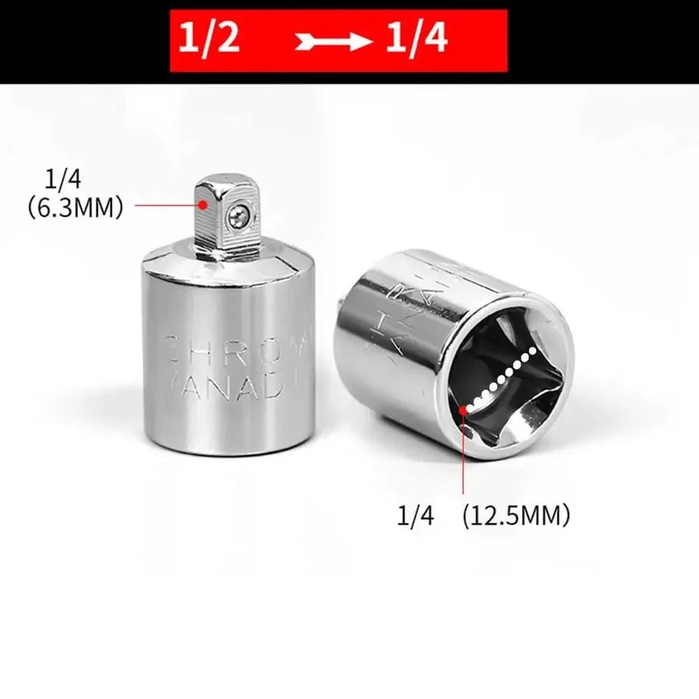 14 To 38 And 12 In Female Drive To 38 In Male Socket Adapter HeavyDuty Steel Converter For Wrench 10