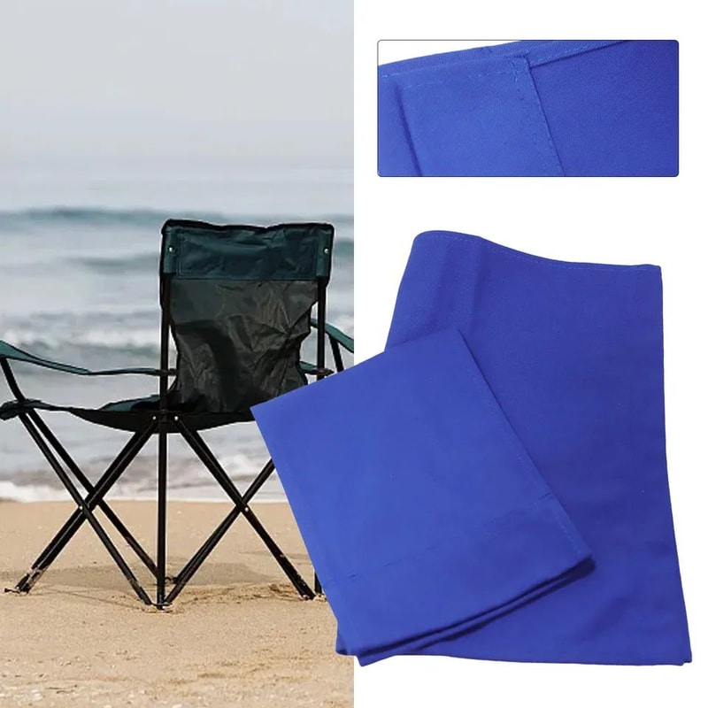 Washable Director Chair Seat Cover Replacement Set Polyester Sling Canvas For Outdoor Camping Garde 5