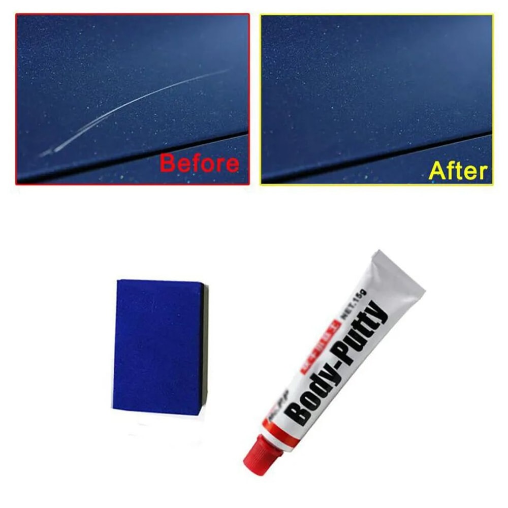 Car Body Putty Repair Kit With Scraper Dent Scratch Filler Leveling Tool For Auto Paint TouchUp Sm 2