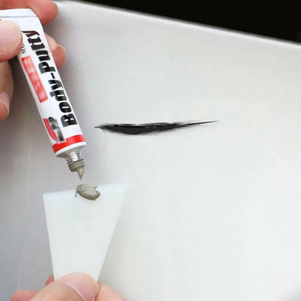 Car Body Putty Repair Kit With Scraper Dent Scratch Filler Leveling Tool For Auto Paint TouchUp Sm 3