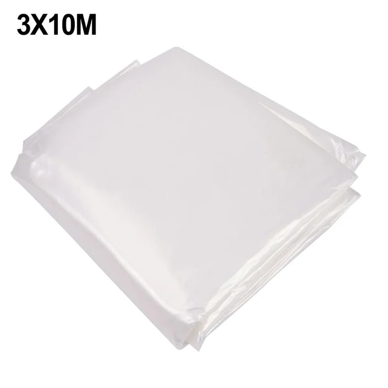 Clear Greenhouse Plastic Sheeting Cold Protection Cover Waterproof UVResistant Garden Plant Frost S 2