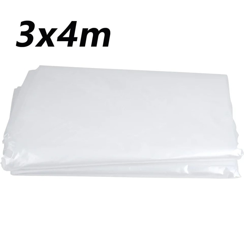 Clear Greenhouse Plastic Sheeting Cold Protection Cover Waterproof UVResistant Garden Plant Frost S 4