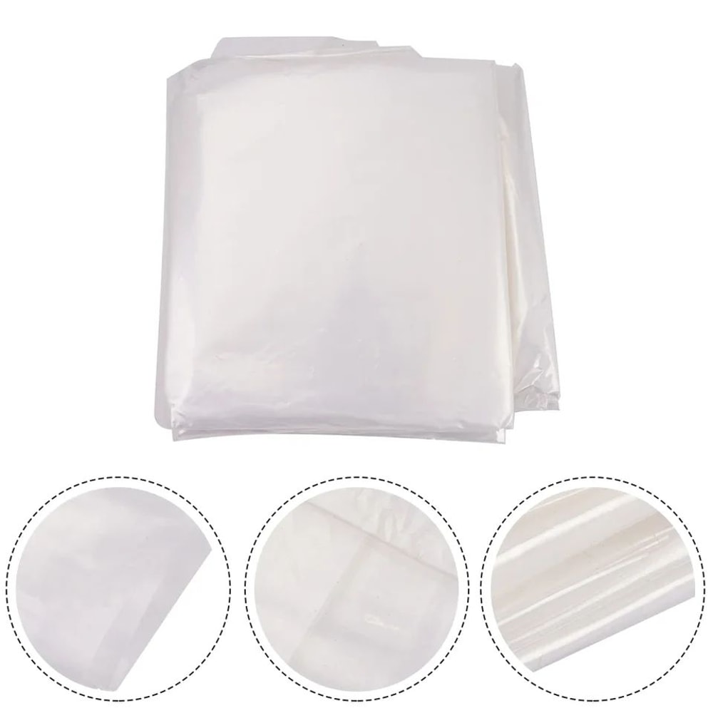 Clear Greenhouse Plastic Sheeting Cold Protection Cover Waterproof UVResistant Garden Plant Frost S 5