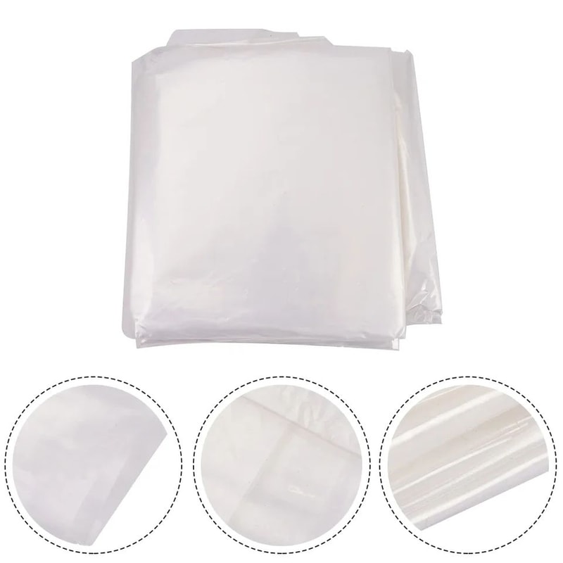 Clear Greenhouse Plastic Sheeting Cold Protection Cover Waterproof UVResistant Garden Plant Frost S 5