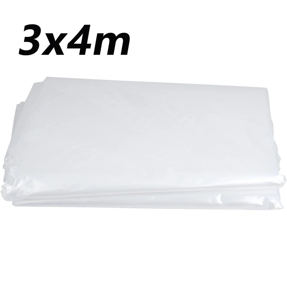 Clear Greenhouse Plastic Sheeting Cold Protection Cover Waterproof UVResistant Garden Plant Frost S 6