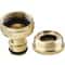 Brass Faucet Adapter G34 To G12 2in1 Garden Hose Tap Connector For Washing Machine Dishwasher Threa 5