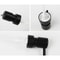 Round Head ABS Lotion Pump Head 110 In Thread Black Soap Shampoo Dispenser Replacement Nozzle For 3