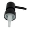 Round Head ABS Lotion Pump Head 110 In Thread Black Soap Shampoo Dispenser Replacement Nozzle For 5